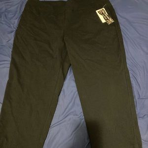 Plus size black work pants